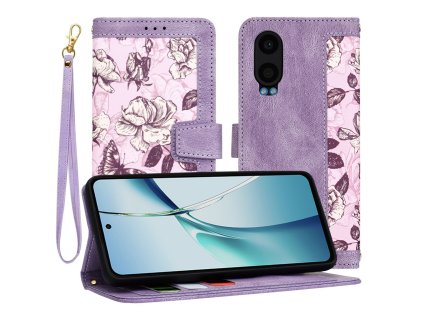 Techsuit – FlipCraft puzdro na OnePlus Nord CE4 Lite – Mysterious Purple