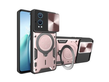 Techsuit – CamGuard Pro puzdro na OnePlus Nord CE4 Lite – ružovo-zlaté