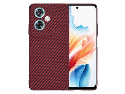 Techsuit – Carbonite FiberShell puzdro na Oppo A79 5G / OnePlus Nord N30 SE – červené