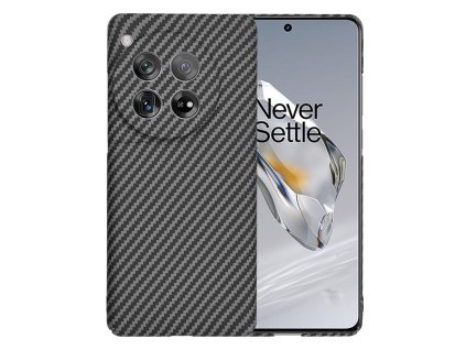Techsuit – Carbonite FiberShell puzdro na OnePlus 12 – čierne