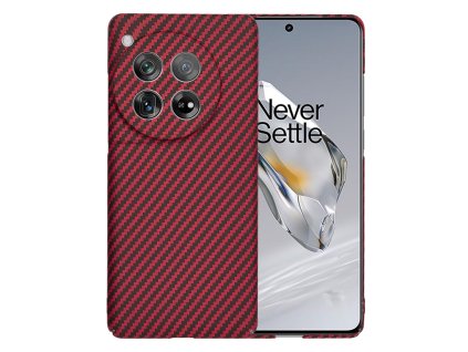 Techsuit – Carbonite FiberShell puzdro na OnePlus 12 – červené