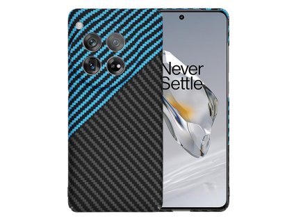 Techsuit – Carbonite FiberShell puzdro na OnePlus 12 – pulzujúce modré