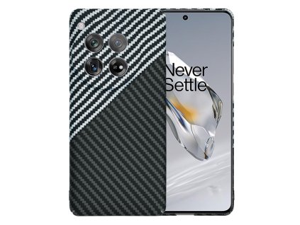 Techsuit – Carbonite FiberShell puzdro na OnePlus 12 – nenápadné sivé