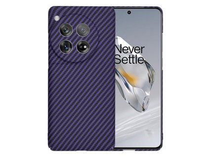 Techsuit – Carbonite FiberShell puzdro na OnePlus 12 – fialové