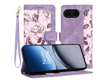 Techsuit – FlipCraft puzdro na OnePlus Nord 4 – Mysterious Purple