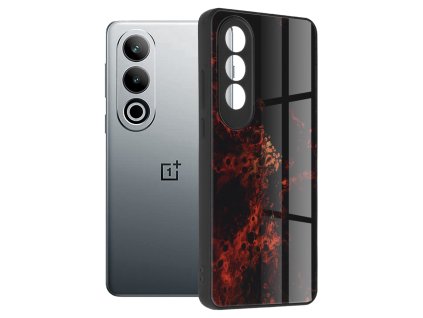 Techsuit – Glaze Series puzdro na OnePlus Nord CE4 – červená hmlovina