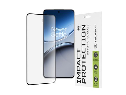 Techsuit – 111D Full Cover tvrdené sklo s celoplošným lepením na OnePlus Nord 4 – čierne