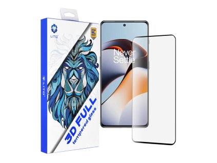 Lito – 3D Full Cover ochranné sklo na OnePlus 11R – čierne