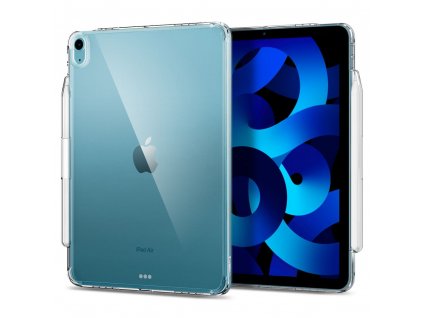 Spigen Silikónový obal AirSkin pre Apple iPad Air 4 (2020) / Air 5 (2022) - Crystal transparentná