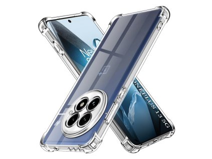 Techsuit – Shockproof Clear Silicone puzdro na OnePlus 13 – číre