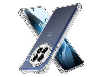 Techsuit – Shockproof Clear Silicone puzdro na OnePlus 13 – číre