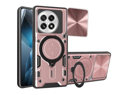 Techsuit – CamGuard Pro puzdro na OnePlus 13 – ružovo-zlaté