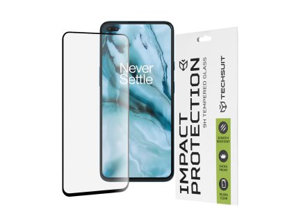 Techsuit – 111D Full Cover tvrdené sklo s celoplošným lepením na OnePlus Nord 5G – čierne