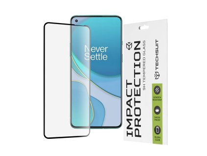 Techsuit – 111D Full Cover tvrdené sklo s celoplošným lepením na OnePlus 8T – čierne