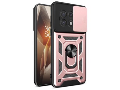 Techsuit – CamShield Series puzdro na OnePlus 13R – ružovo-zlaté