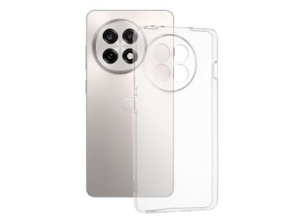 Techsuit – Clear Silicone puzdro na OnePlus 13R – transparentné