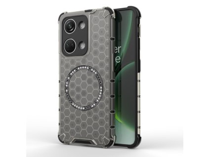 Techsuit – HoneyComb Shield MagSafe puzdro na OnePlus Nord 3 – čierne
