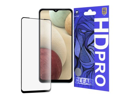 Lito – HD Pro Clear ochranné sklo na Samsung Galaxy A12 / A12 Nacho / A02 / M02 / M12 / F12 / A32 5G – čierny
