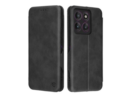 Techsuit – Safe Wallet Plus peňaženkové puzdro na Motorola Edge 60 Pro – čierny