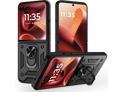 Techsuit – CamShield Series ochranný kryt na Motorola Razr 60 Ultra – čierny