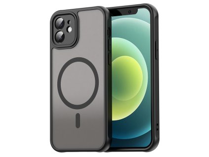 Techsuit – HaloFrost II MagSafe ochranný kryt na iPhone 12 – čierny