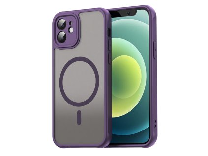 Techsuit – HaloFrost II MagSafe ochranný kryt na iPhone 12 – fialový