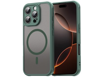 Techsuit – HaloFrost II MagSafe ochranný kryt na iPhone 11 Pro – zelený