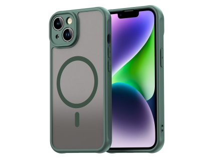 Techsuit – HaloFrost II MagSafe ochranný kryt na iPhone 13 – zelený