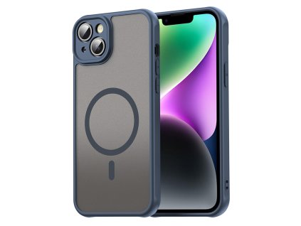Techsuit – HaloFrost II MagSafe ochranný kryt na iPhone 14 Plus – tmavomodrý