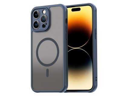 Techsuit – HaloFrost II MagSafe ochranný kryt na iPhone 14 Pro Max – tmavomodrý