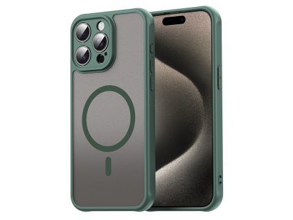 Techsuit – HaloFrost II MagSafe ochranný kryt na iPhone 15 Pro – zelený