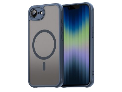Techsuit – HaloFrost II MagSafe ochranný kryt na iPhone 16e – tmavomodrý