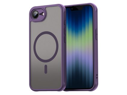 Techsuit – HaloFrost II MagSafe ochranný kryt na iPhone 16e – fialový