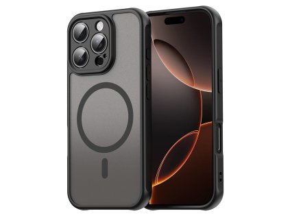 Techsuit – HaloFrost II MagSafe ochranný kryt na iPhone 16 Pro – čierny