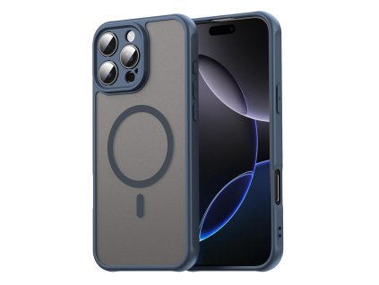 Techsuit – HaloFrost II MagSafe ochranný kryt na iPhone 16 Pro Max – tmavomodrý