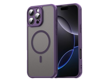 Techsuit – HaloFrost II MagSafe ochranný kryt na iPhone 16 Pro Max – fialový