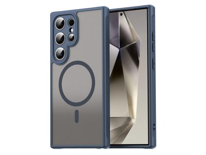 Techsuit – HaloFrost II MagSafe ochranný kryt na Samsung Galaxy S24 Ultra – tmavomodrý