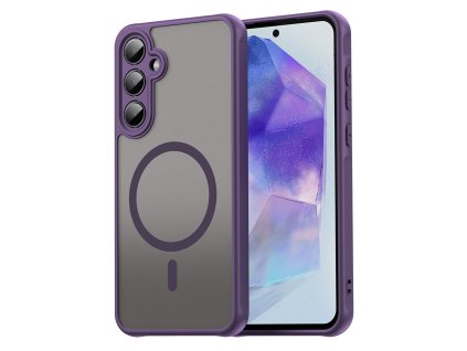 Techsuit – HaloFrost II MagSafe ochranný kryt na Samsung Galaxy A35 5G – fialový