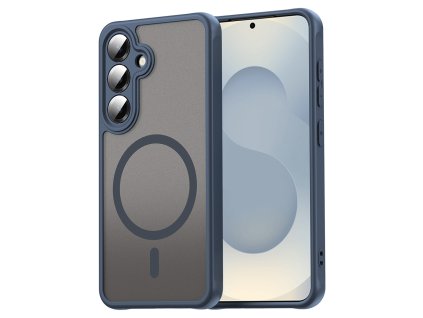 Techsuit – HaloFrost II MagSafe ochranný kryt na Samsung Galaxy S25 – tmavomodrý