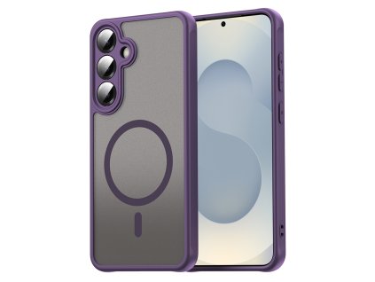 Techsuit – HaloFrost II MagSafe ochranný kryt na Samsung Galaxy S25 Plus – fialový