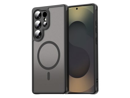Techsuit – HaloFrost II MagSafe ochranný kryt na Samsung Galaxy S25 Ultra – čierny