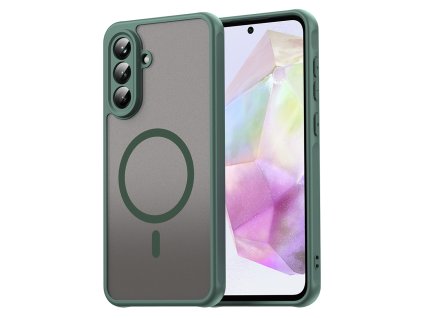 Techsuit – HaloFrost II MagSafe ochranný kryt na Samsung Galaxy A36 5G – zelený