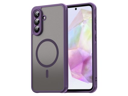 Techsuit – HaloFrost II MagSafe ochranný kryt na Samsung Galaxy A36 5G – fialový