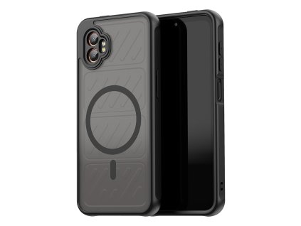 Techsuit – HaloFrost II MagSafe ochranný kryt na Samsung Galaxy Xcover7 Pro – čierny
