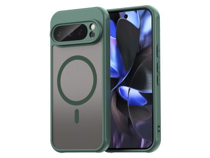 Techsuit – HaloFrost II MagSafe ochranný kryt na Google Pixel 9 Pro – zelený