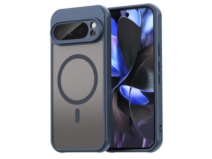 Techsuit – HaloFrost II MagSafe ochranný kryt na Google Pixel 9 Pro – tmavomodrý