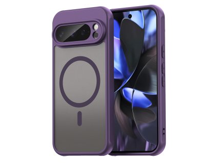 Techsuit – HaloFrost II MagSafe ochranný kryt na Google Pixel 9 Pro – fialový