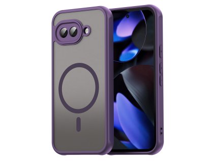 Techsuit – HaloFrost II MagSafe ochranný kryt na Google Pixel 9a – fialový