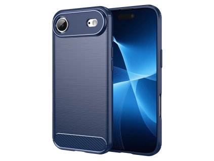 Techsuit - Carbon Silicone kryt pre iPhone 17 Air - modrý