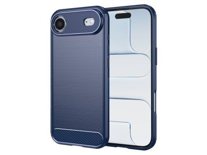 Techsuit - Carbon Silicone kryt pre iPhone 17 Air - modrý
